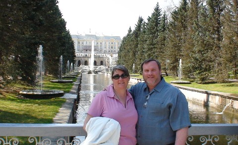 Tery & Allen at the Peterof